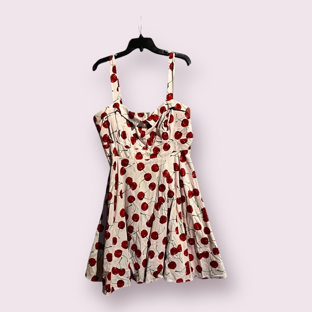 Ixia  ‘Pull Up A Cherry’ Fit and Flare Women’s Vintage Dress